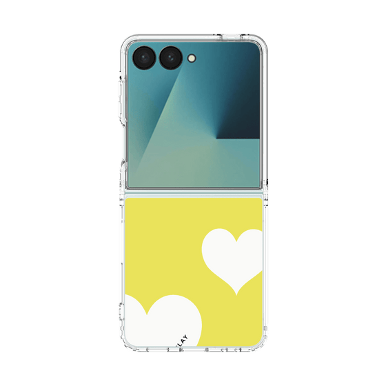 クリアケース［ Two Hearts - Yellow ］