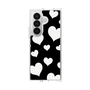 クリアケース［ Dot Hearts - Black ］