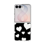 クリアケース［ Dot Hearts - Black ］