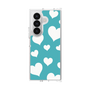 クリアケース［ Dot Hearts - Blue ］