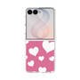 クリアケース［ Dot Hearts - Pink ］