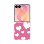 クリアケース［ Dot Hearts - Pink ］