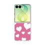 クリアケース［ Dot Hearts - Pink ］