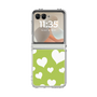 クリアケース［ Dot Hearts - Green ］