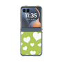クリアケース［ Dot Hearts - Green ］