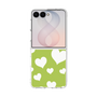 クリアケース［ Dot Hearts - Green ］
