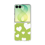 クリアケース［ Dot Hearts - Green ］