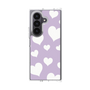 クリアケース［ Dot Hearts - Purple ］
