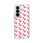 クリアケース［ Stripe Hearts - Pink ］
