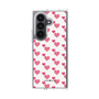 クリアケース［ Stripe Hearts - Pink ］