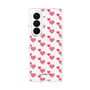 クリアケース［ Stripe Hearts - Pink ］
