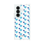 クリアケース［ Stripe Hearts - Blue ］