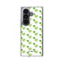 クリアケース［ Stripe Hearts - Green ］