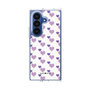 クリアケース［ Stripe Hearts - Purple ］