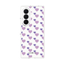クリアケース［ Stripe Hearts - Purple ］