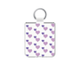 クリアケース［ Stripe Hearts - Purple ］