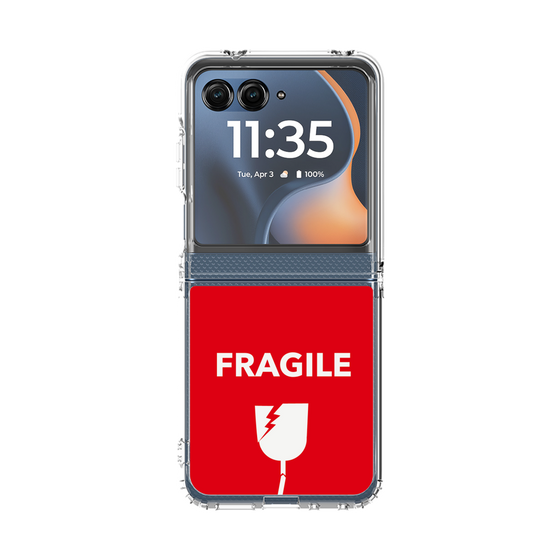 クリアケース［ FRAGILE - Red ］