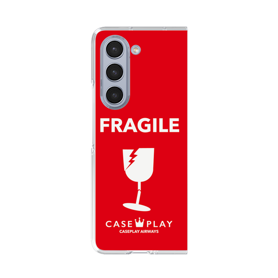 クリアケース［ FRAGILE - Red ］