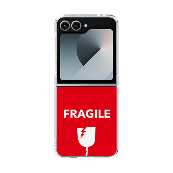 クリアケース［ FRAGILE - Red ］