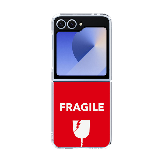 クリアケース［ FRAGILE - Red ］