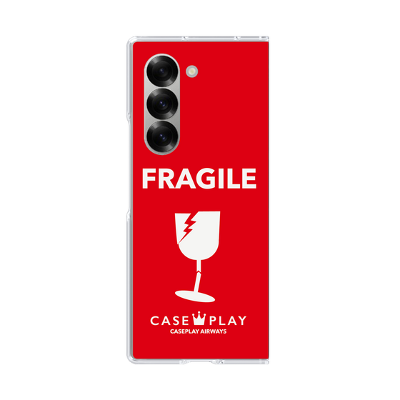 クリアケース［ FRAGILE - Red ］