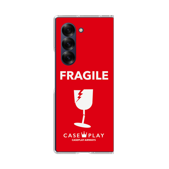 クリアケース［ FRAGILE - Red ］