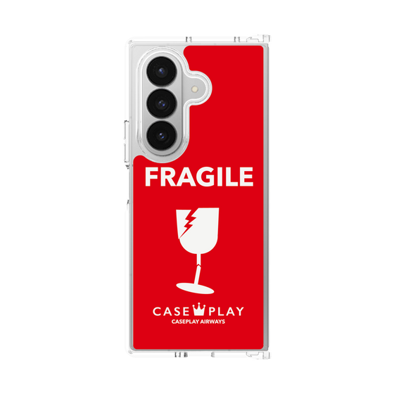 クリアケース［ FRAGILE - Red ］