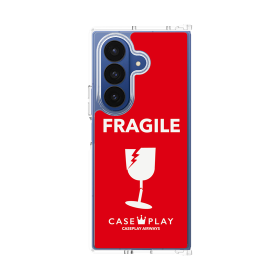 クリアケース［ FRAGILE - Red ］