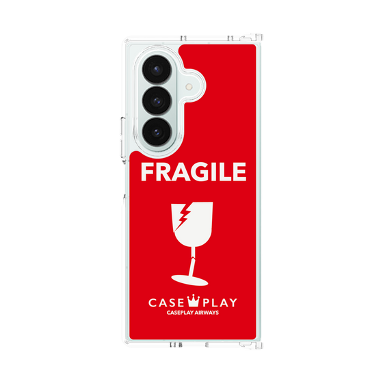 クリアケース［ FRAGILE - Red ］