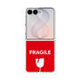 クリアケース［ FRAGILE - Red ］