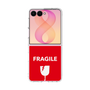 クリアケース［ FRAGILE - Red ］