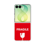 クリアケース［ FRAGILE - Red ］