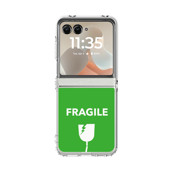 クリアケース［ FRAGILE - Green ］