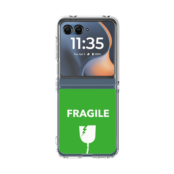 クリアケース［ FRAGILE - Green ］
