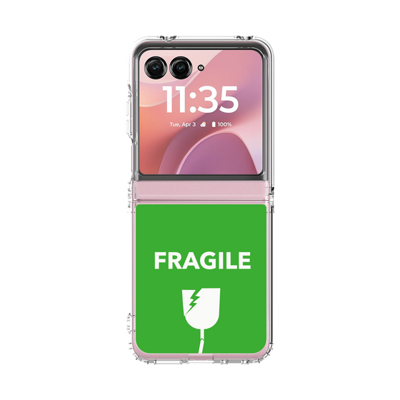 クリアケース［ FRAGILE - Green ］