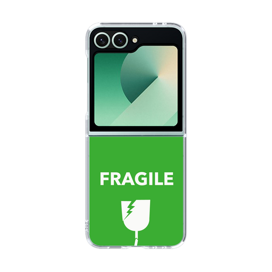 クリアケース［ FRAGILE - Green ］