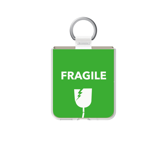 クリアケース［ FRAGILE - Green ］