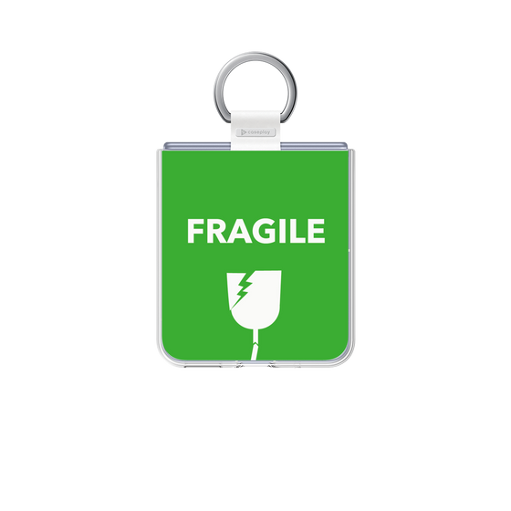 クリアケース［ FRAGILE - Green ］