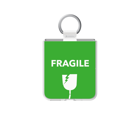 クリアケース［ FRAGILE - Green ］