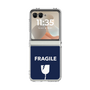 クリアケース［ FRAGILE - Navy ］
