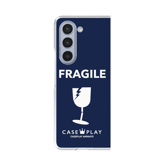 クリアケース［ FRAGILE - Navy ］