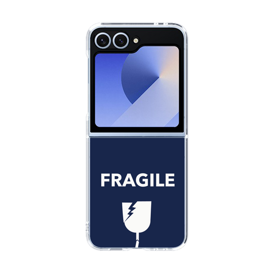 クリアケース［ FRAGILE - Navy ］