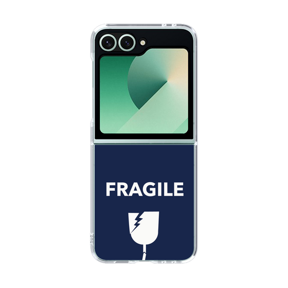 クリアケース［ FRAGILE - Navy ］
