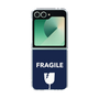 クリアケース［ FRAGILE - Navy ］