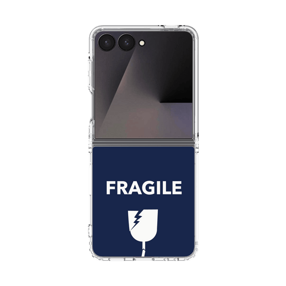 クリアケース［ FRAGILE - Navy ］