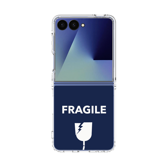 クリアケース［ FRAGILE - Navy ］