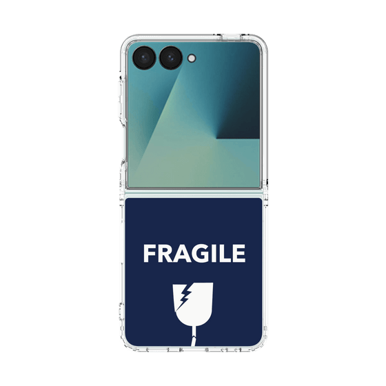 クリアケース［ FRAGILE - Navy ］