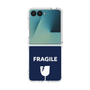 クリアケース［ FRAGILE - Navy ］