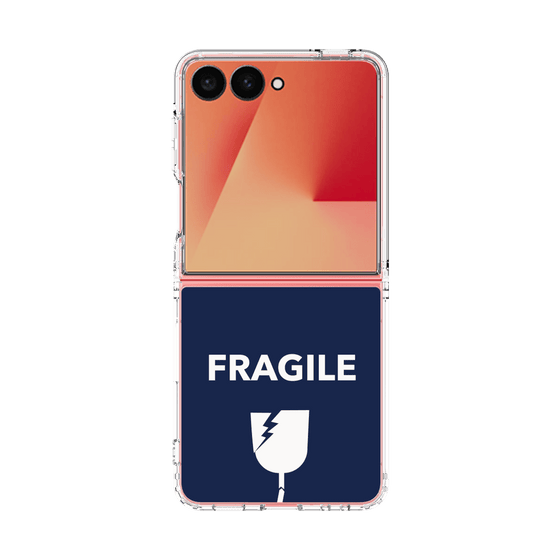 クリアケース［ FRAGILE - Navy ］