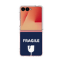クリアケース［ FRAGILE - Navy ］